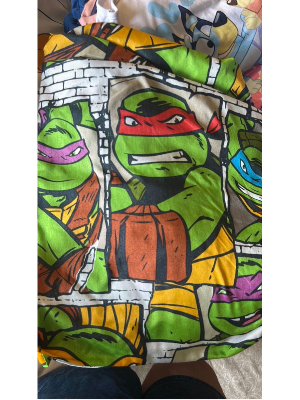 Teenage Mutant Ninja Turtles Sheet Set Flat, Fitted and Pillowcase Twin